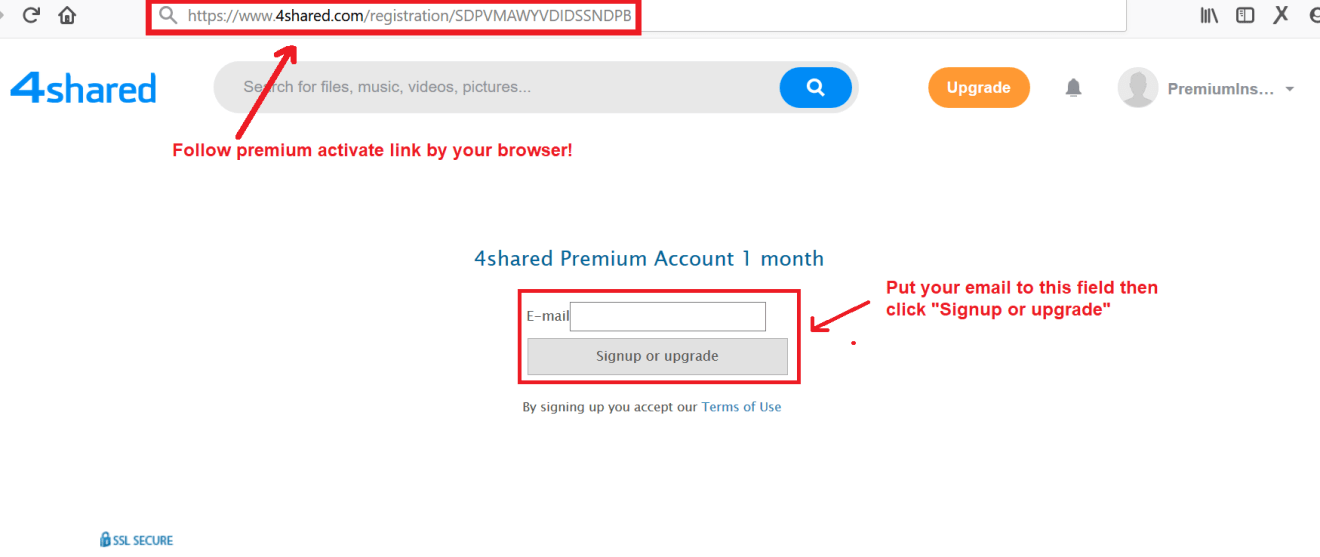 Buy 4Shared Premium Accounts